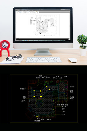 屋顶花园景观设计CAD全套施工图