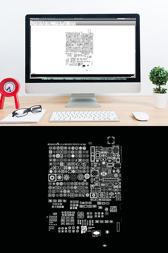 CAD地面砖图案模块图片
