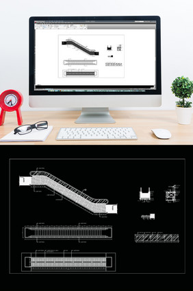 CAD楼梯扶手扶梯模板