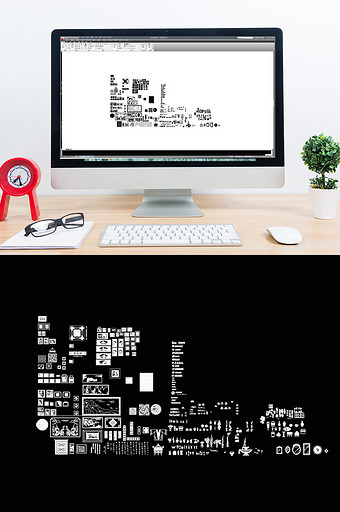 CAD装饰摆设模块图片