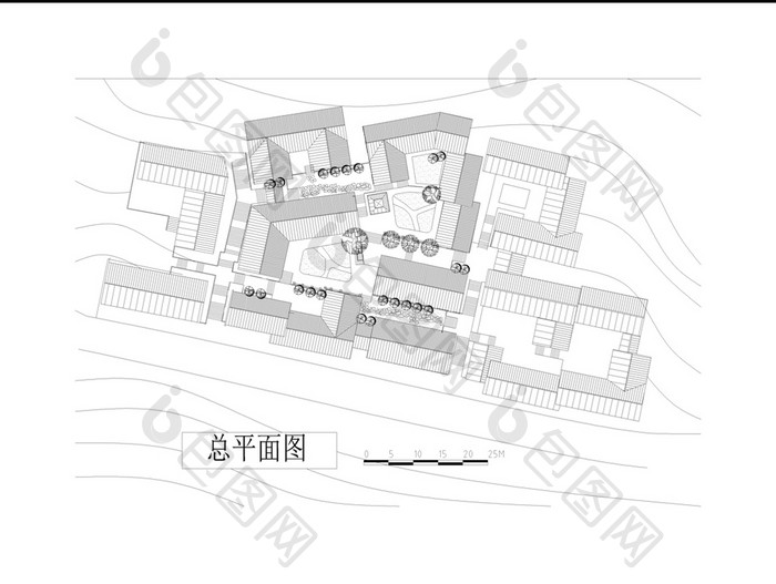 新区住宅景观设计图CAD