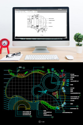 CAD景观设计广场方案