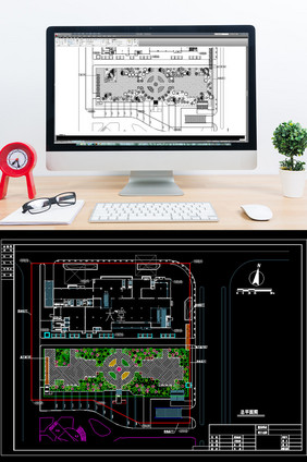 CAD广场景观设计方案图