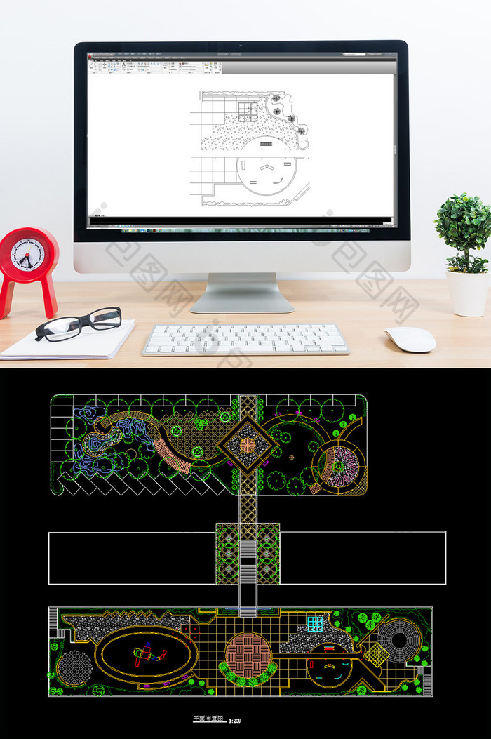 绿地绿化景观设计图CAD