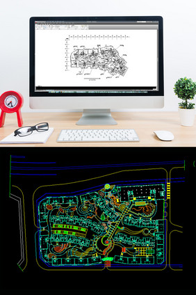 CAD景观设计景区施工图