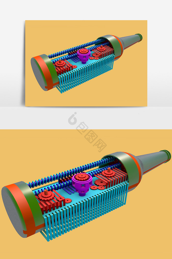 机械酒瓶多图片
