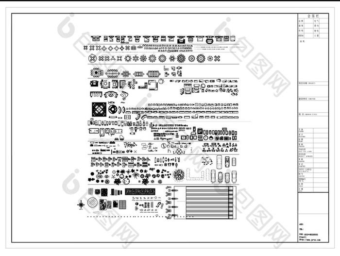 平立面CAD家具模型