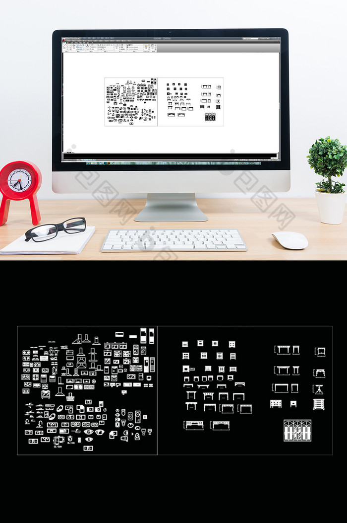 CAD平面家具模型图片图片