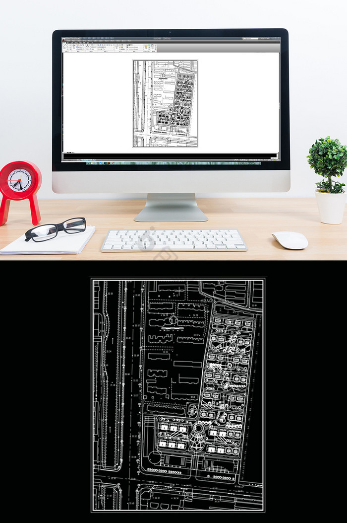 CAD小区楼盘建筑景观图片