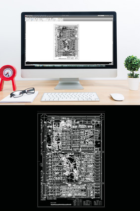 CAD大型社区楼盘建筑景观规划