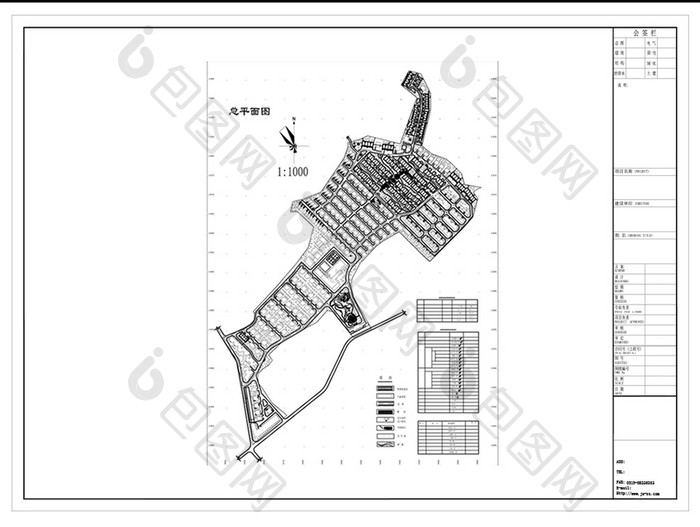 CAD小区建筑户型规划设计方案