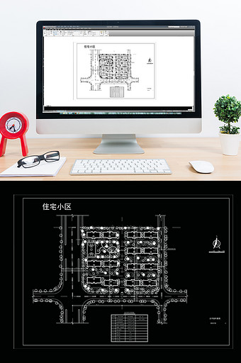 CAD住宅小区建筑规划设计图片