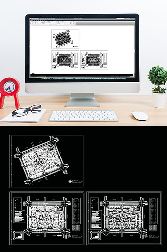 CAD小区户型建筑规划设计图片