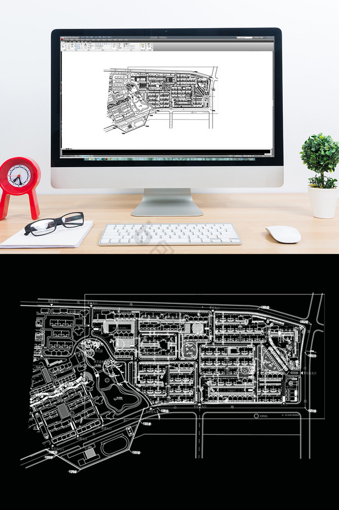 建筑总平面图图片-建筑总平面图素材免费下载-包图网