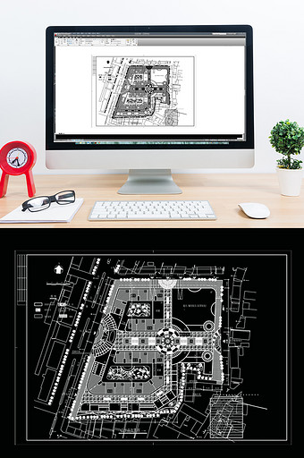 商住小区CAD规划设计方案图片