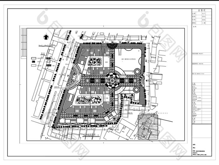商住小区CAD规划设计方案