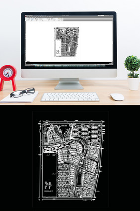 大型社区规划CAD平面方案