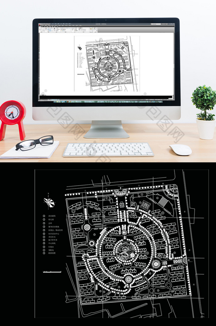 高档小区规划设计CAD图纸方案