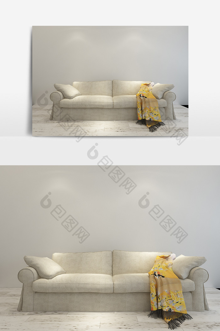 现代简约时尚沙发模型