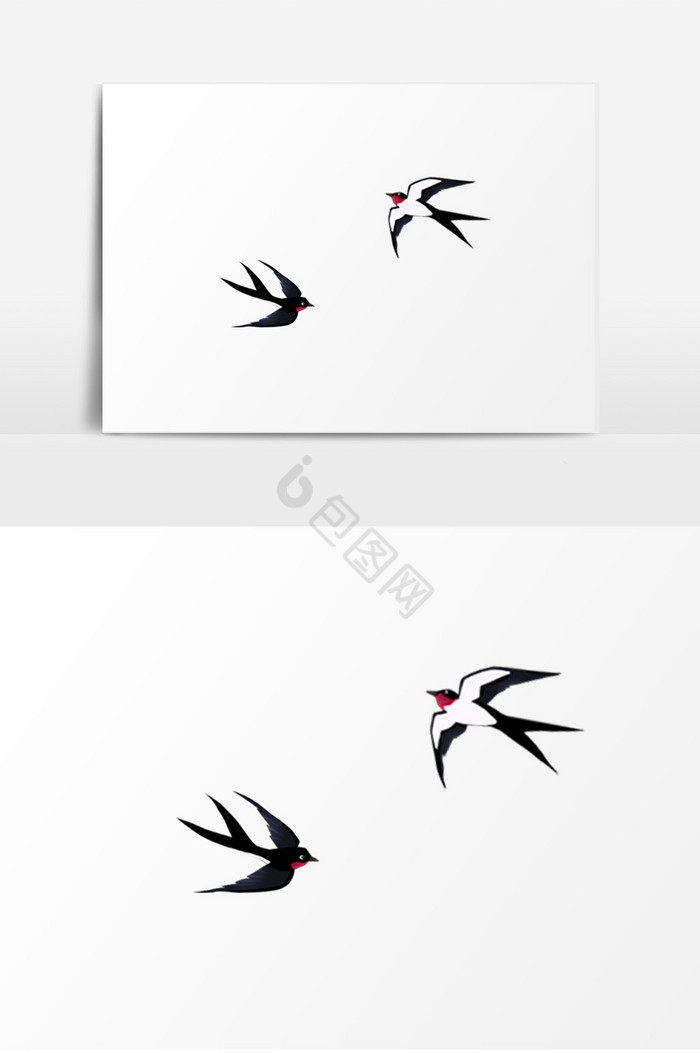 燕子插画图片