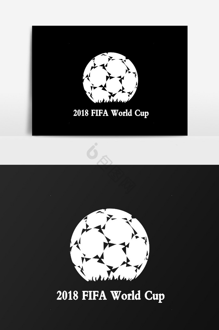 2018世界杯标志插画图片