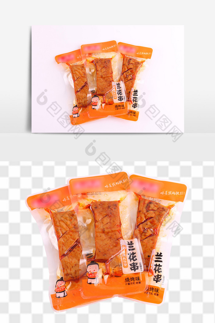 小吃零食烧烤兰花串图片