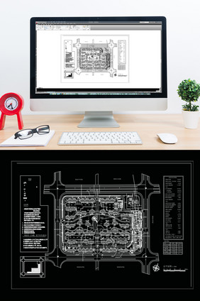 CAD建筑楼盘景观建筑规划