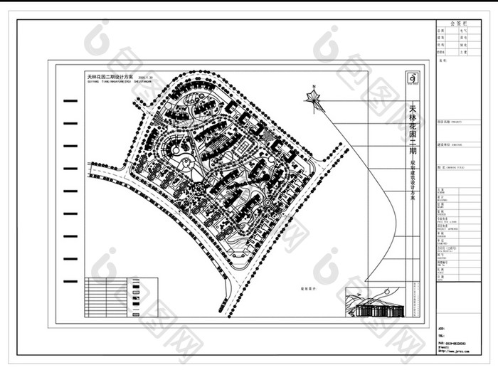 CAD商品房建筑规划方案