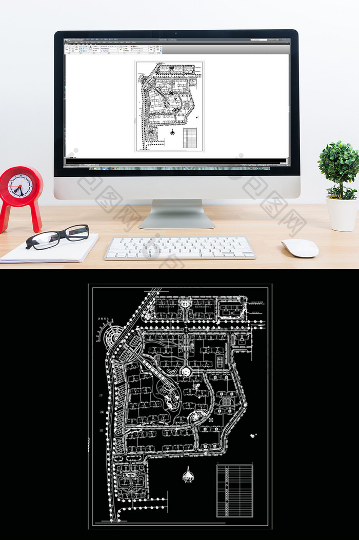 CAD小区建筑景观规划