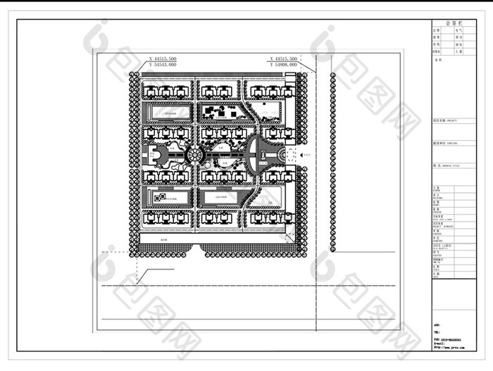 CAD建筑小区设计规划