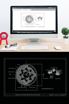 CAD下沉式广场花园设计