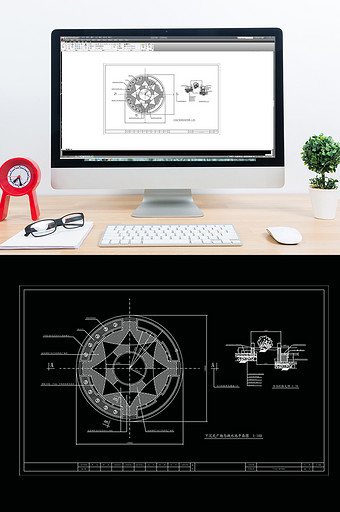 CAD下沉式广场花园设计图片