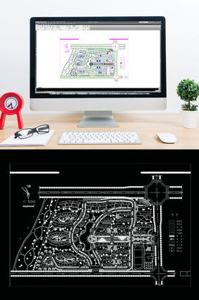 CAD小区楼盘规划设计方案