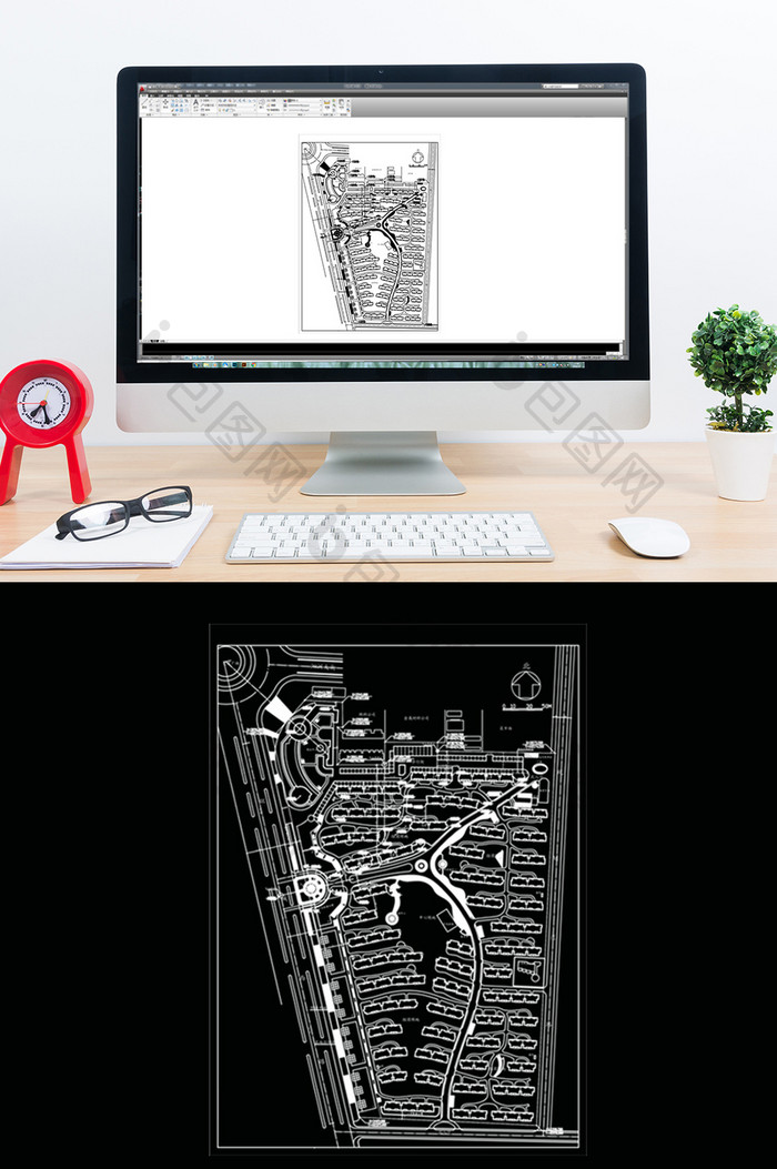 小区楼盘规划设计CAD图