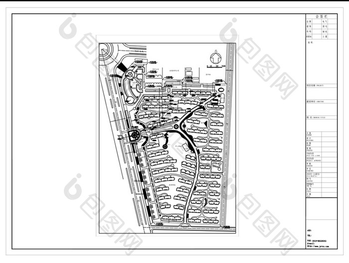 小区楼盘规划设计CAD图