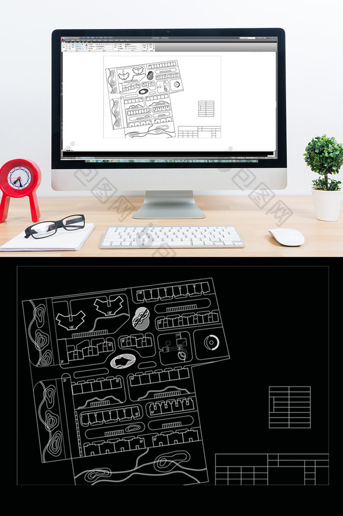 小区楼盘规划方案CAD图