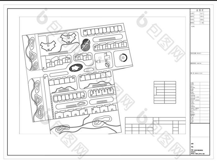 小区楼盘规划方案CAD图