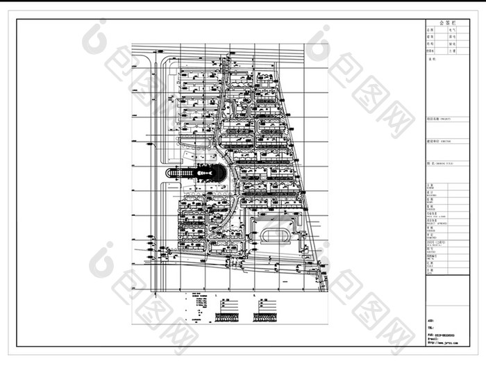 大型社区规划CAD方案