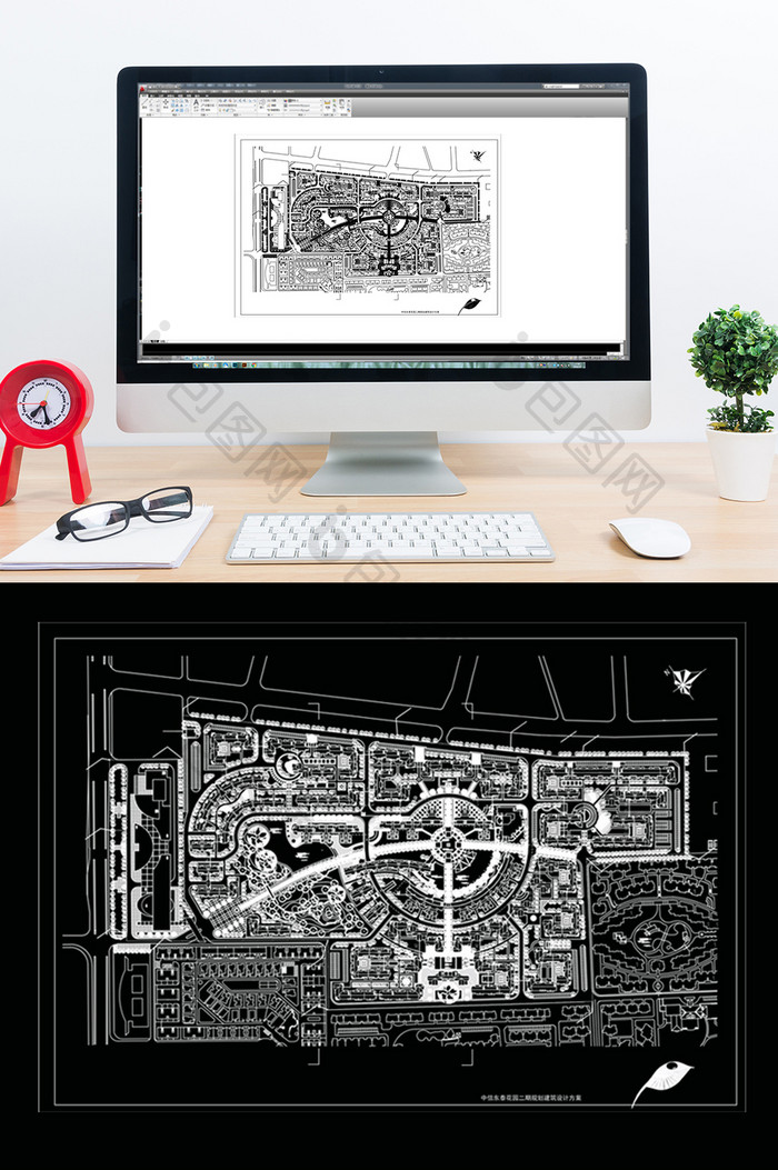 CAD小区楼盘规划图