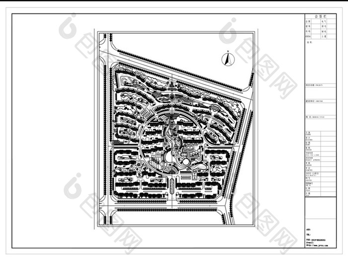 小区楼盘规划CAD设计方案