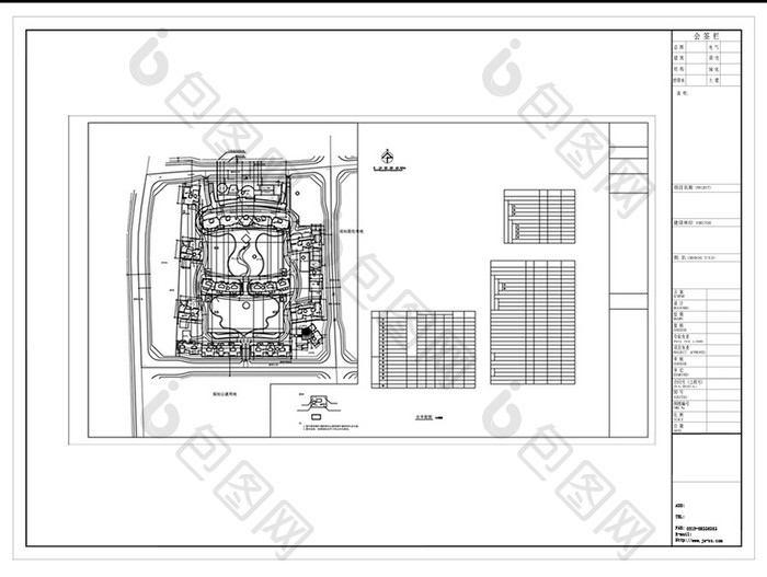 CAD小区建筑楼盘图纸设计