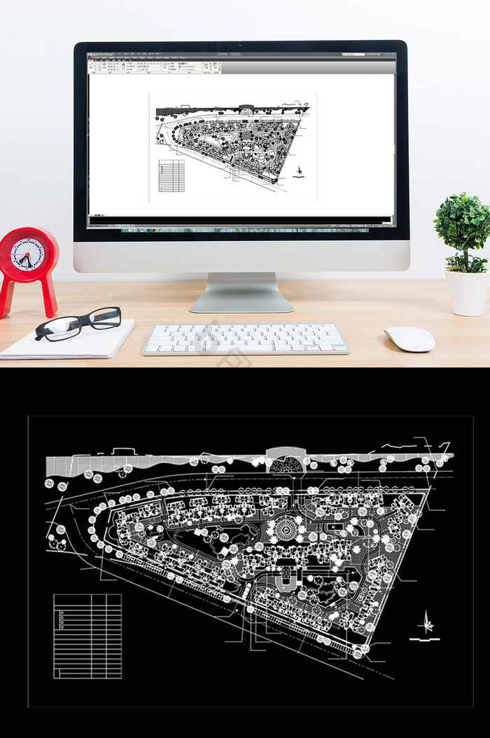 CAD小区建筑规划设计图图片