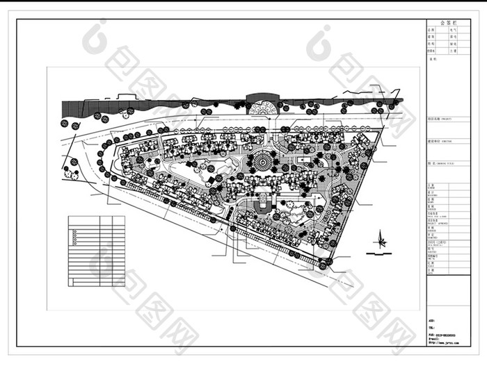 CAD小区建筑规划设计图