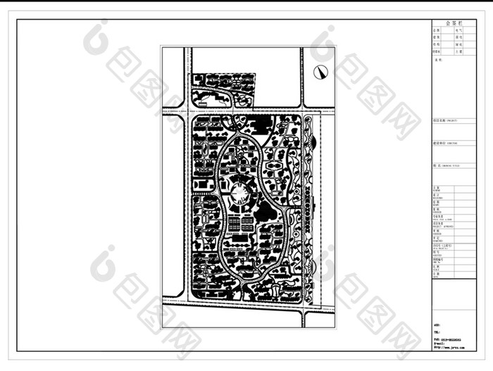CAD大型社区规划方案