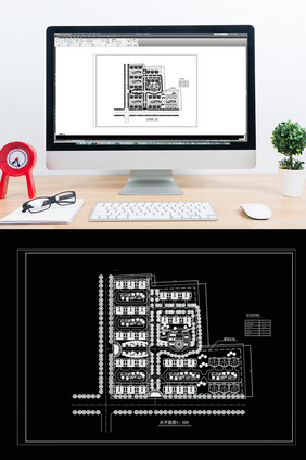 CAD社区建筑规划方案
