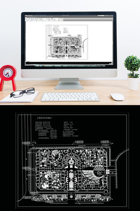 CAD社区建筑规划方案图