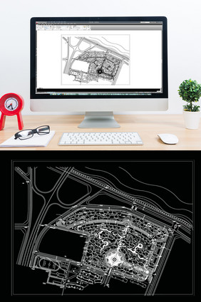 社区规划方案CAD图纸设计