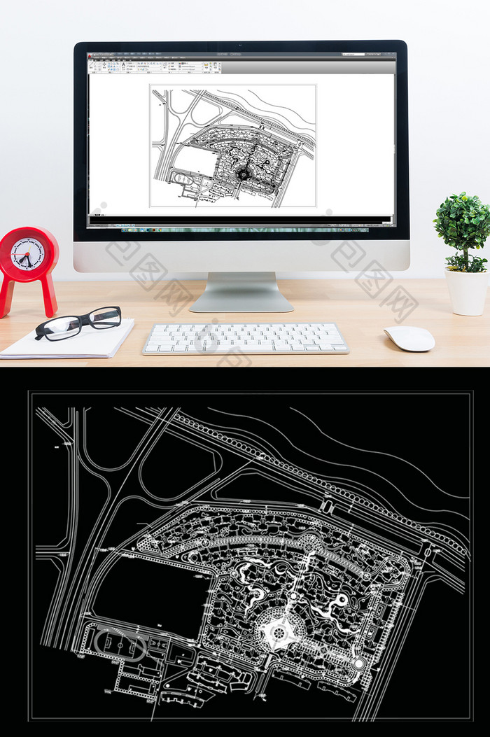 社区规划方案CAD图纸设计