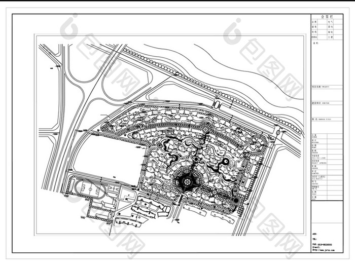 社区规划方案CAD图纸设计