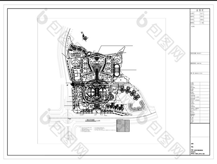CAD大型小区规划方案